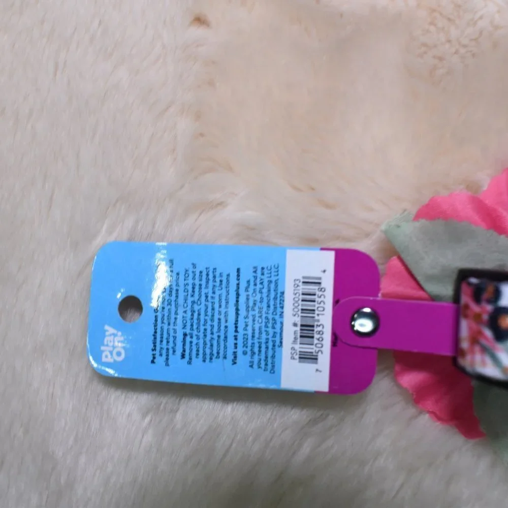Dog Harness and Matching Collar Tropical Animal Print Set Size Small